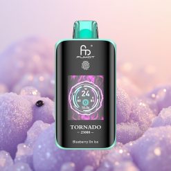 Fumot Tornado 25000 Blåbær På Is med HD Skærm og Type-C Opladning