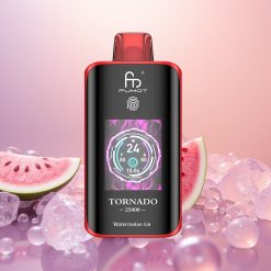 Fumot Tornado 25000 Vandmelon Is med HD-skærm og Type-C opladning