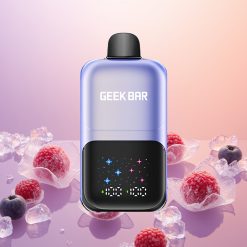 GEEK BAR 2GO 20ml 50000 Blandede Bær Is med Interaktiv Stor Skærm og Dobbelt Tank
